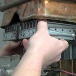 Dismantling the heat exchanger