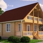Дом из бруса станет отличным вариантом для дачи или загородного участка