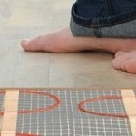 DIY electric heated floor