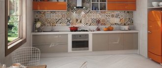 How to lay a kitchen apron made of ceramic tiles with your own hands?
