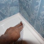 How to install a PVC corner on a bathtub. Photo instructions 