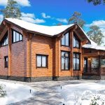Beautiful houses made of laminated veneer lumber