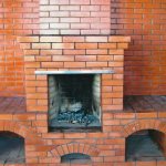 Lacquered brick oven