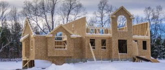 Is it possible to build a new house in winter?