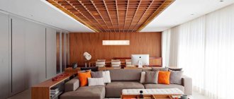 Suspended ceilings: 100 design ideas (photos)