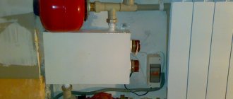 Homemade electric heating boiler