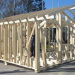 We are building a frame shed from boards.
