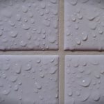 moisture on tiles